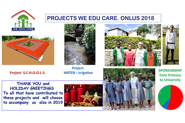 progetti we edu care 2018
